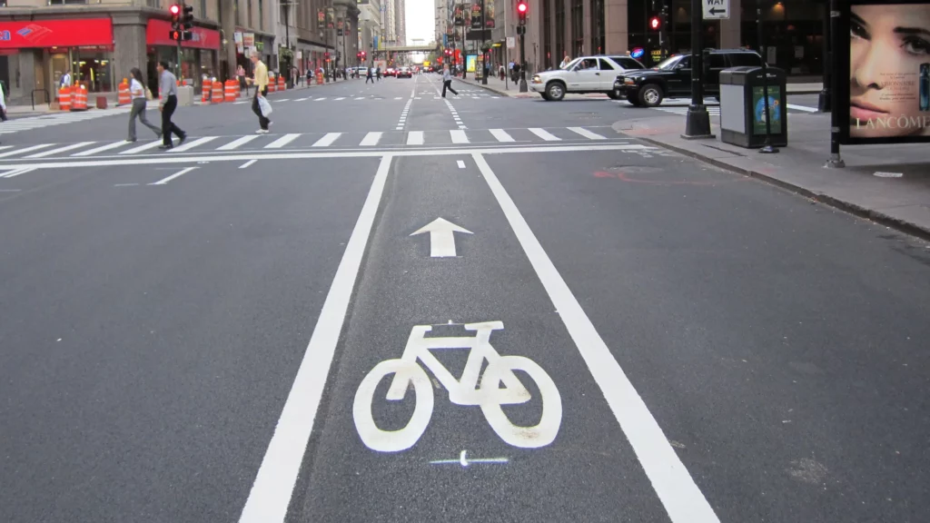 Use Bike Lanes and Paths When Available